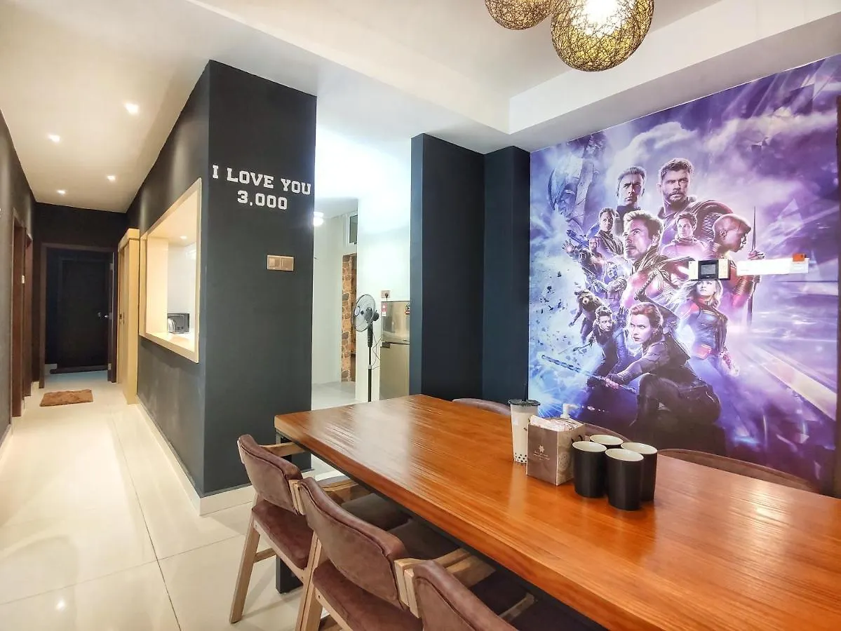 아파트 Ksl City Mall Johor Bahru Marvel 말레이시아